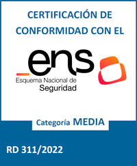 distintivo ENS Certificacion RD311-2022